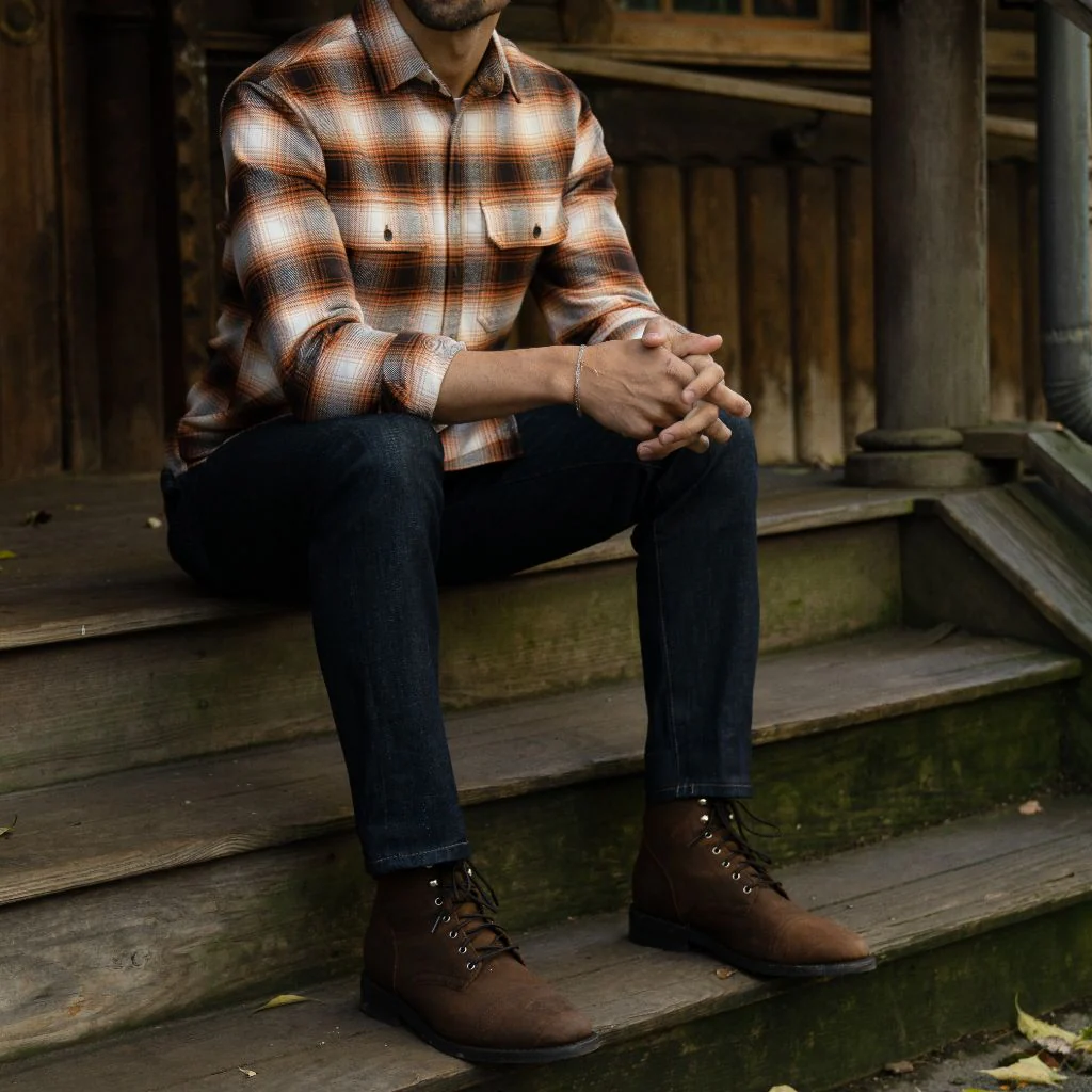 Summit Flannel Shirt | Harvest - Thursday Boots