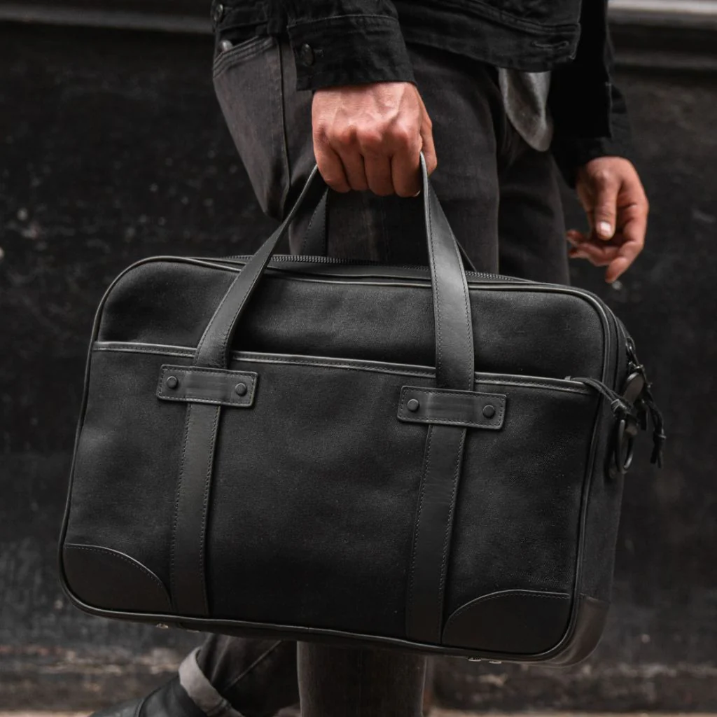 Commuter Bag | Black Canvas - Thursday Boots