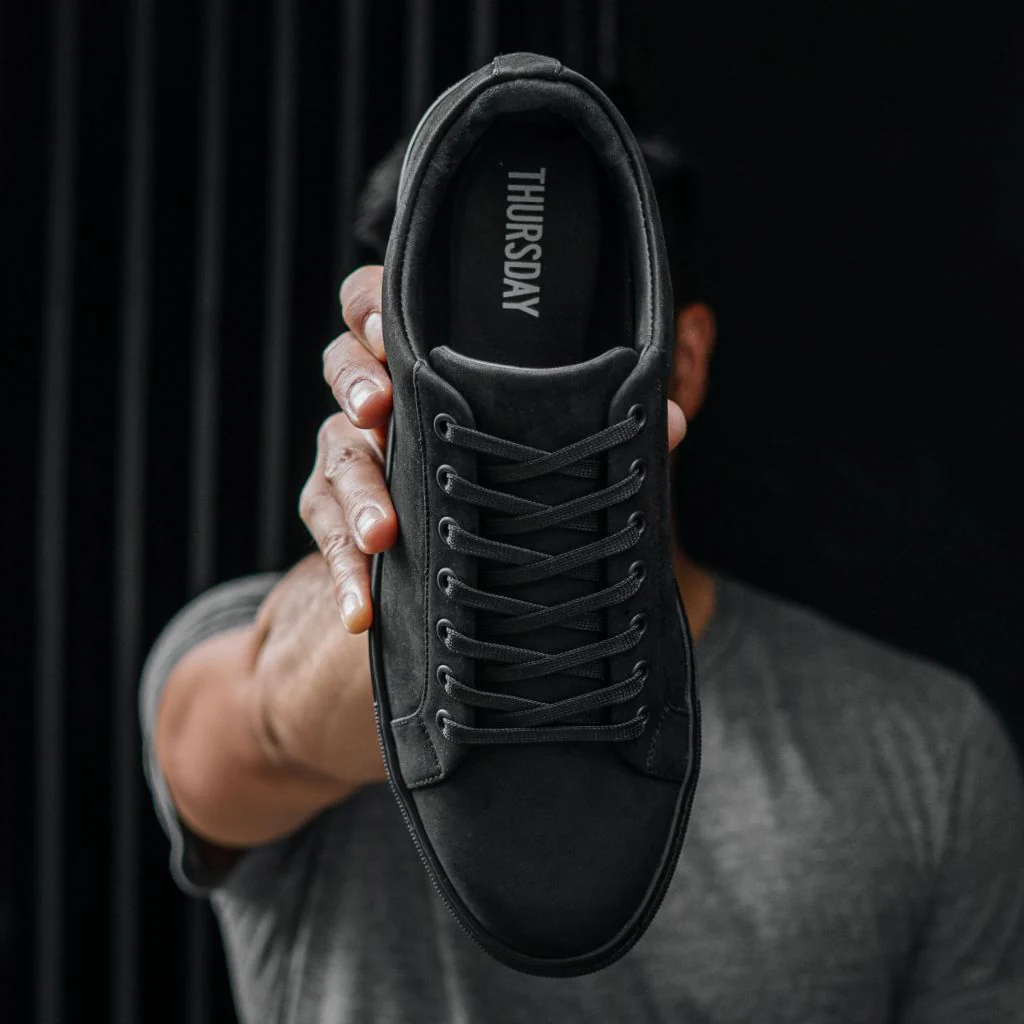 Premier Low Top | Black Matte - Thursday Boots
