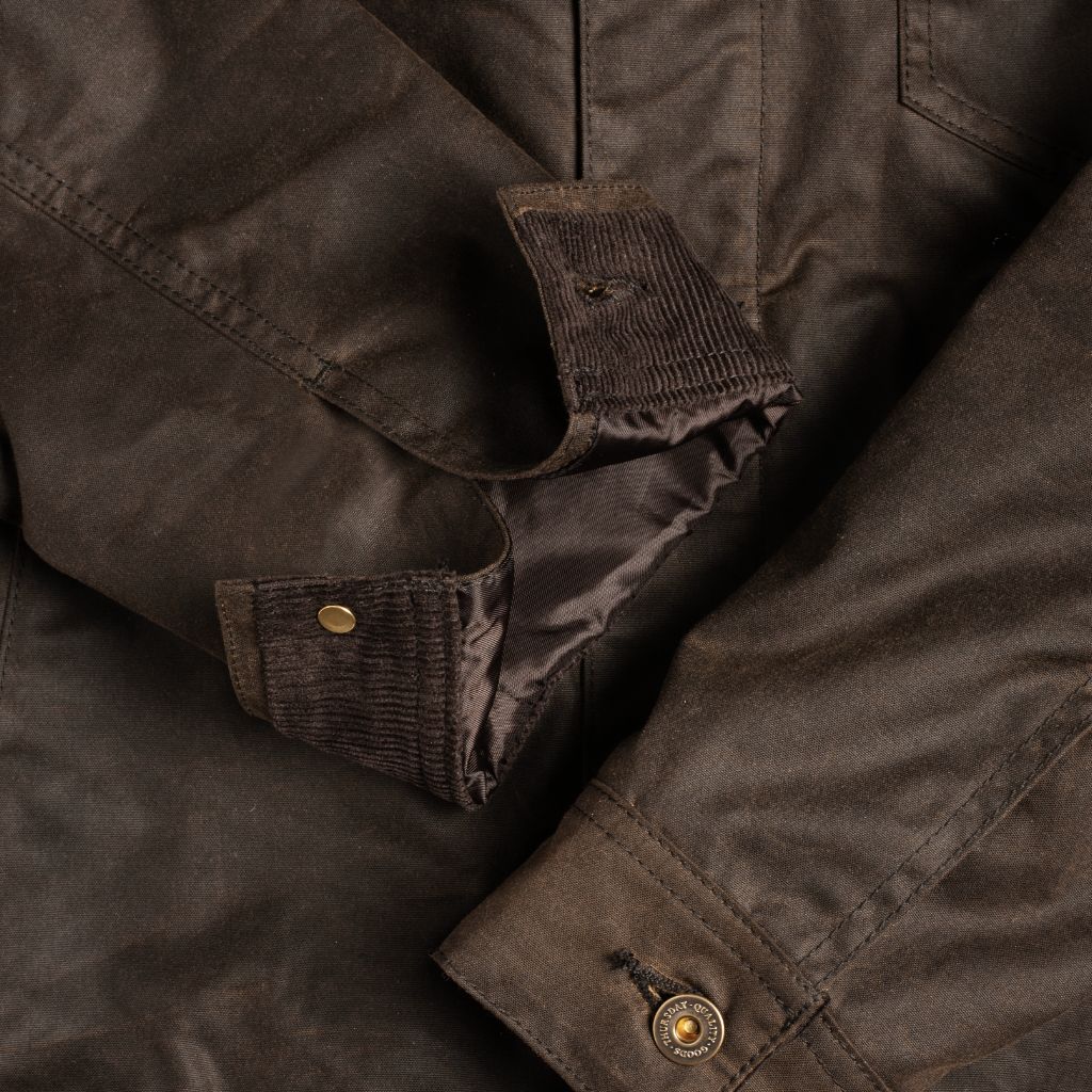 Waxed Canvas Field Jacket | Dark Olive - Thursday Boots