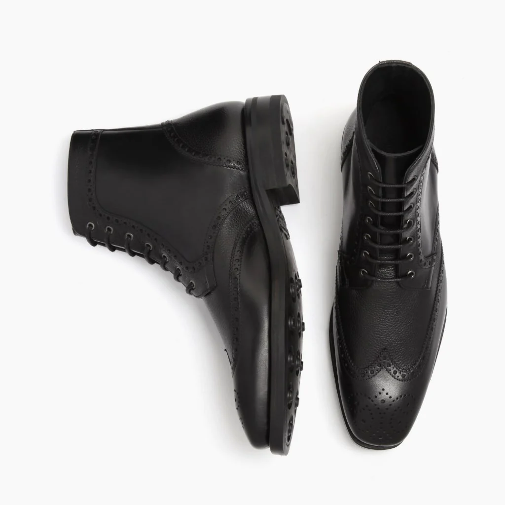 Wingtip | Black - Thursday Boots