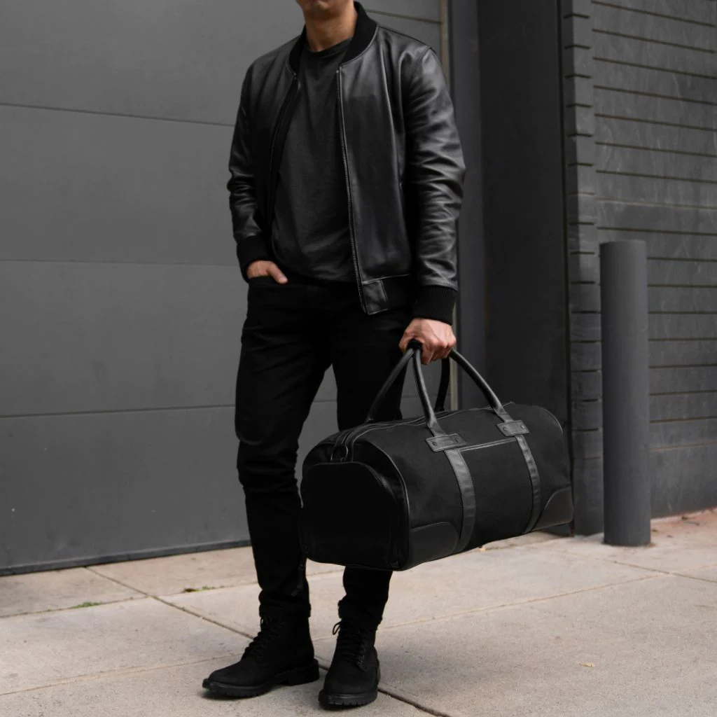 Weekender Bag | Black Canvas - Thursday Boots