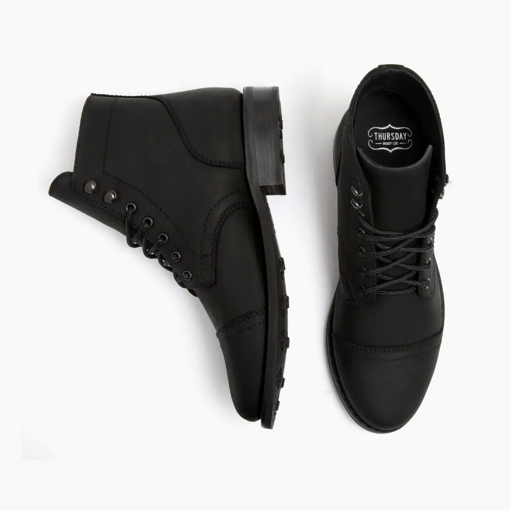 Captain | Black Matte - Thursday Boots