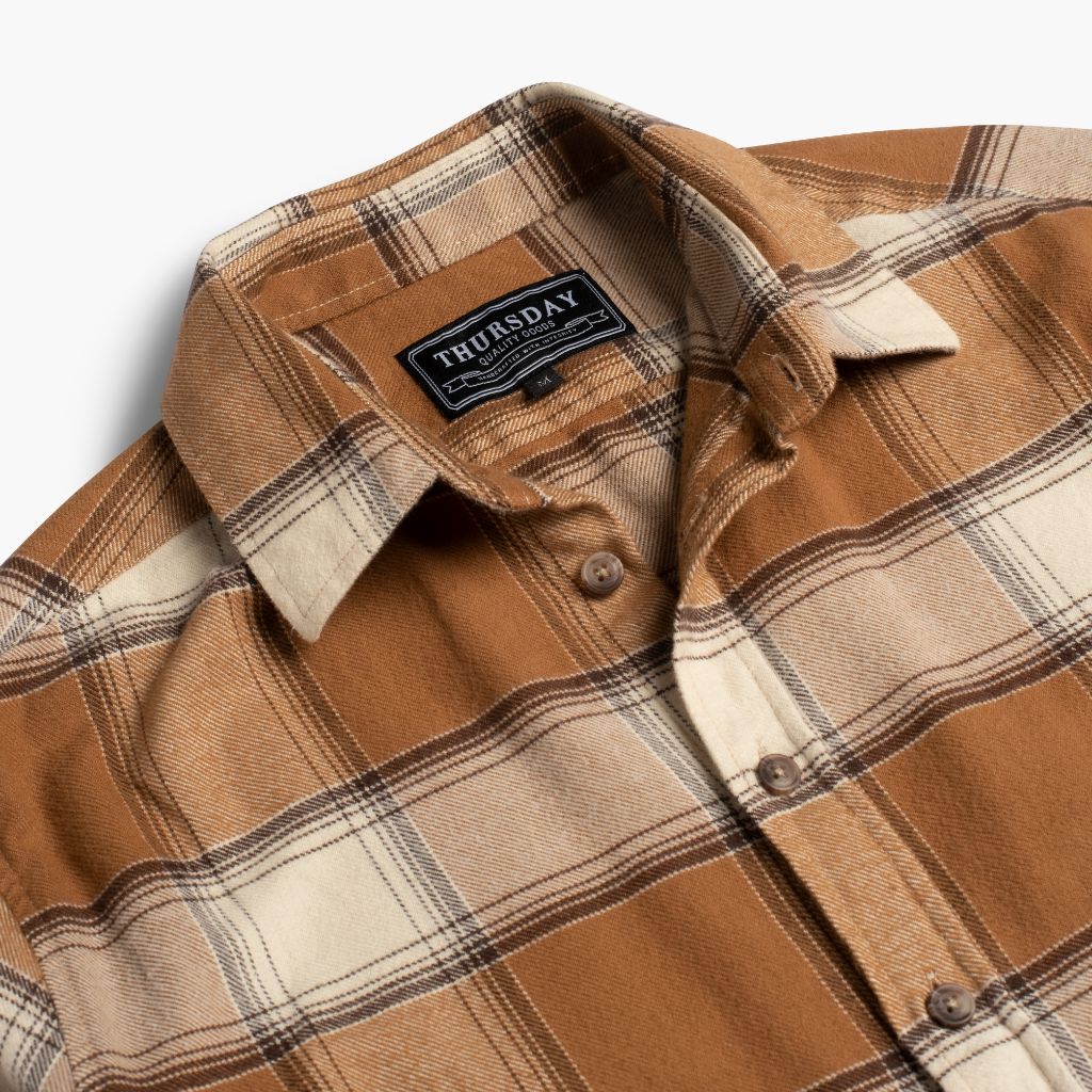 Forever Flannel Shirt | Butterscotch - Thursday Boots