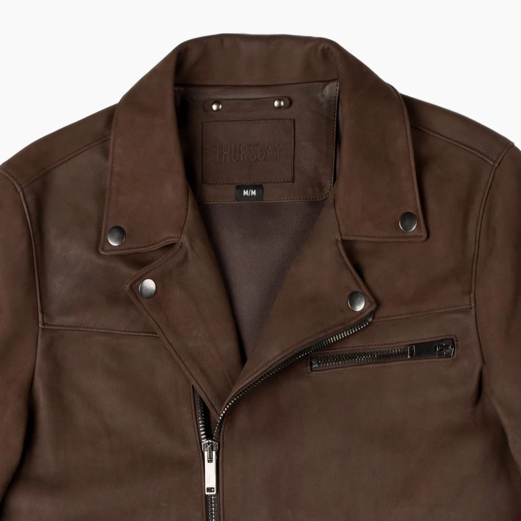 Motorcycle Jacket | Tobacco - Thursday Boots