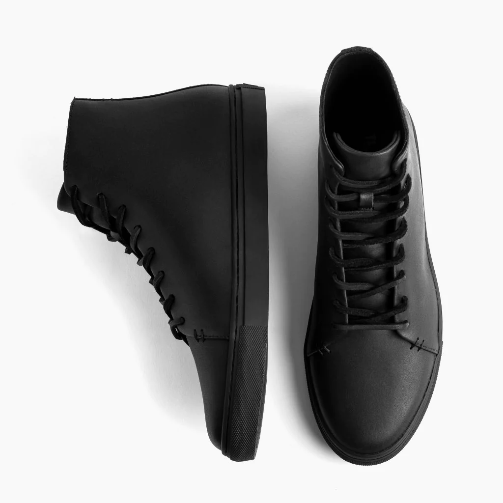 Premier High Top | Black Vachetta - Thursday Boots