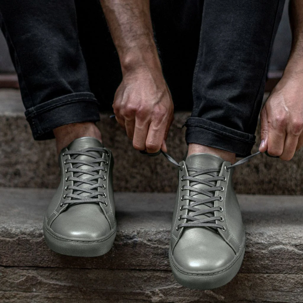 Premier Low Top | Grey - Thursday Boots