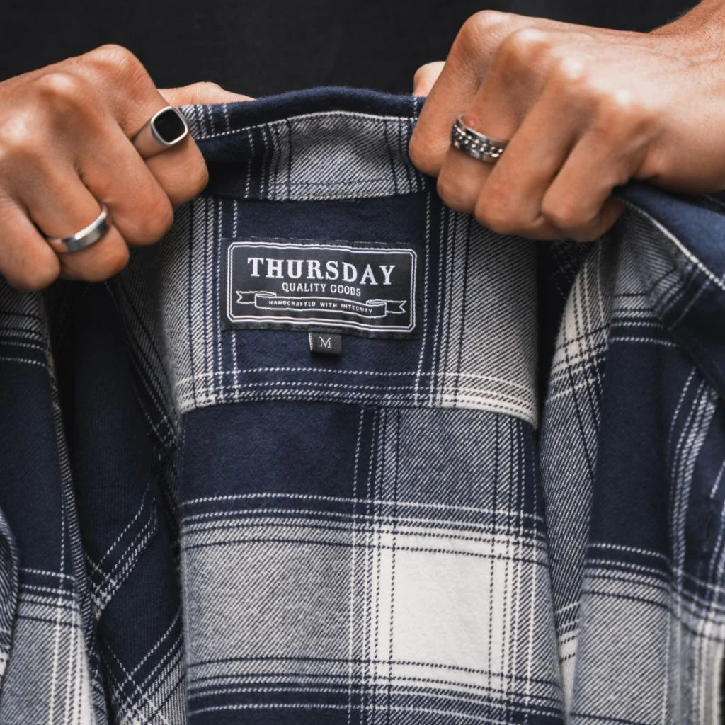 Forever Flannel Shirt | Navy & Cream - Thursday Boots