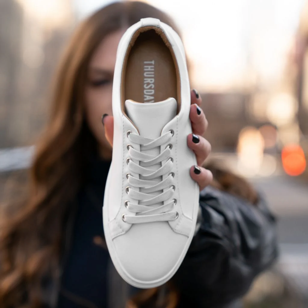 Women's Premier Low Top | White - Thursday Boots