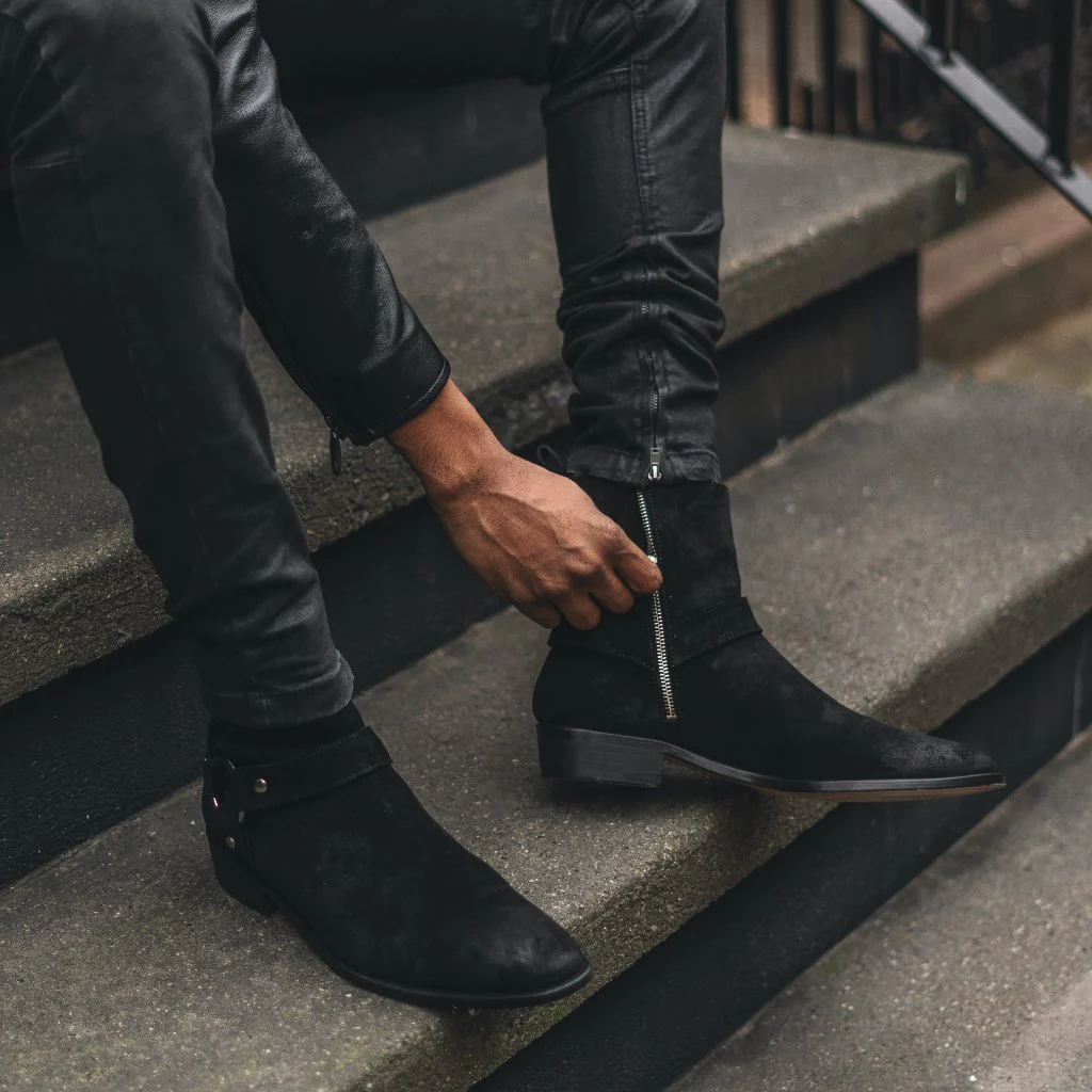 Harness | Black Suede - Thursday Boots