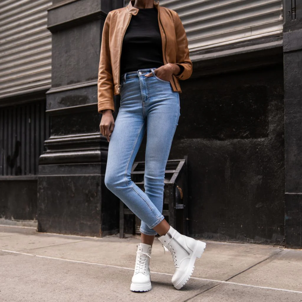 Dolce | White Vegan - Thursday Boots