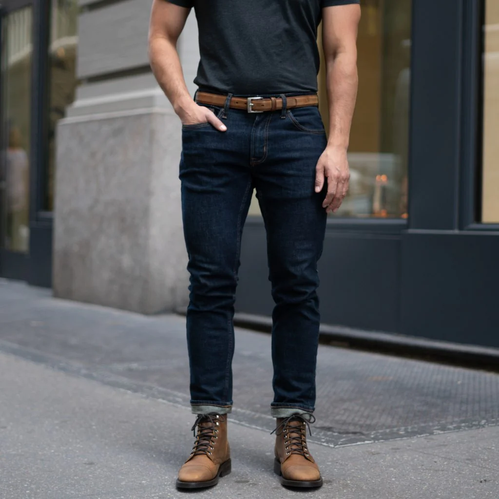 Men's Classic Leather Belt | Burnt Copper - Thursday Boots