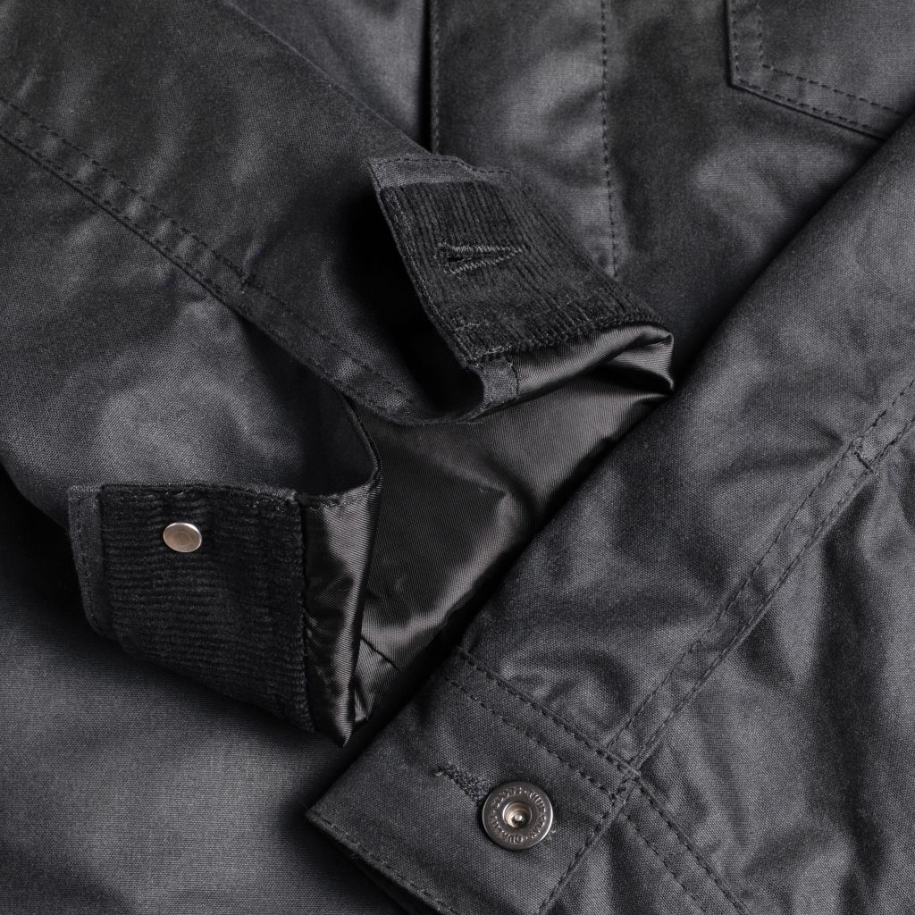 Waxed Canvas Field Jacket | Charcoal - Thursday Boots