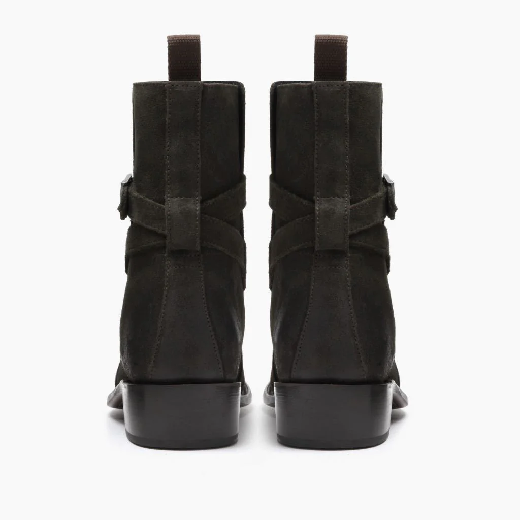 Rogue | Dark Olive Suede - Thursday Boots