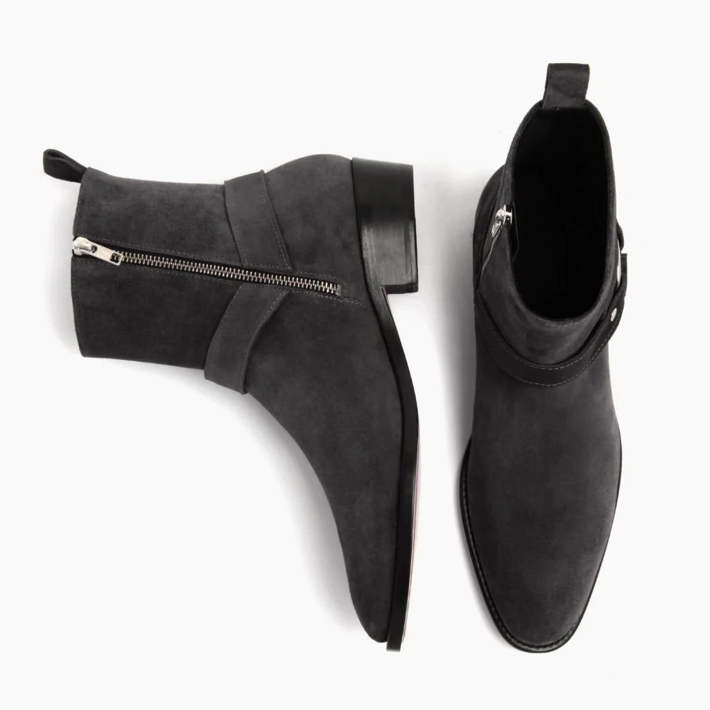 Harness | Grey Suede - Thursday Boots