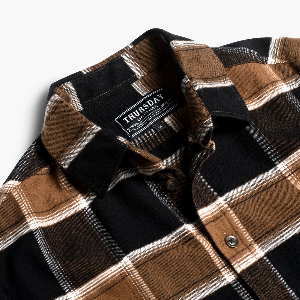 Forever Flannel Shirt | Dark Roast - Thursday Boots