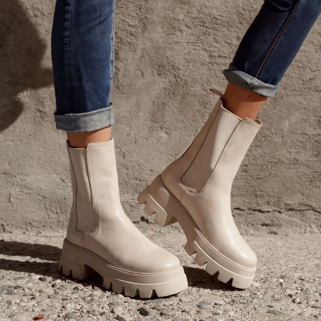 Reign | Cream - Thursday Boots