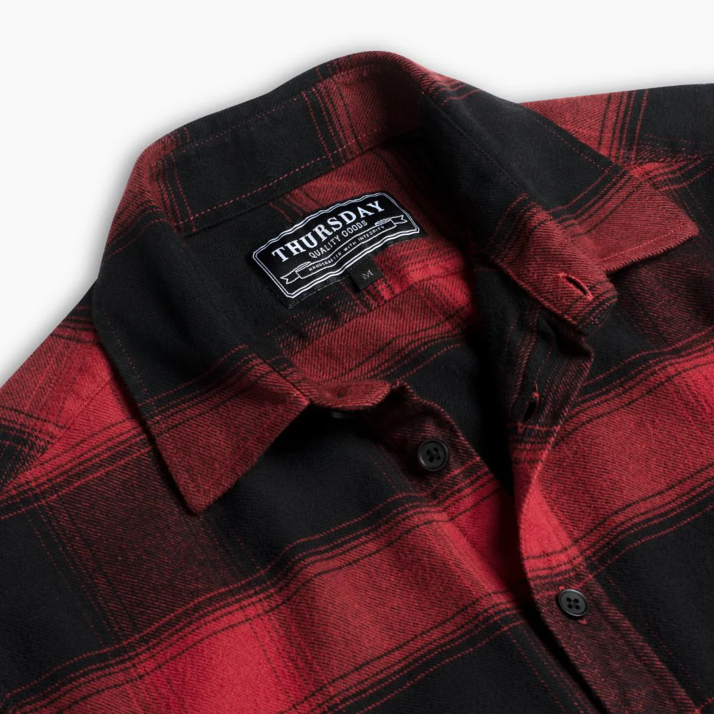 Forever Flannel Shirt | Red & Black - Thursday Boots