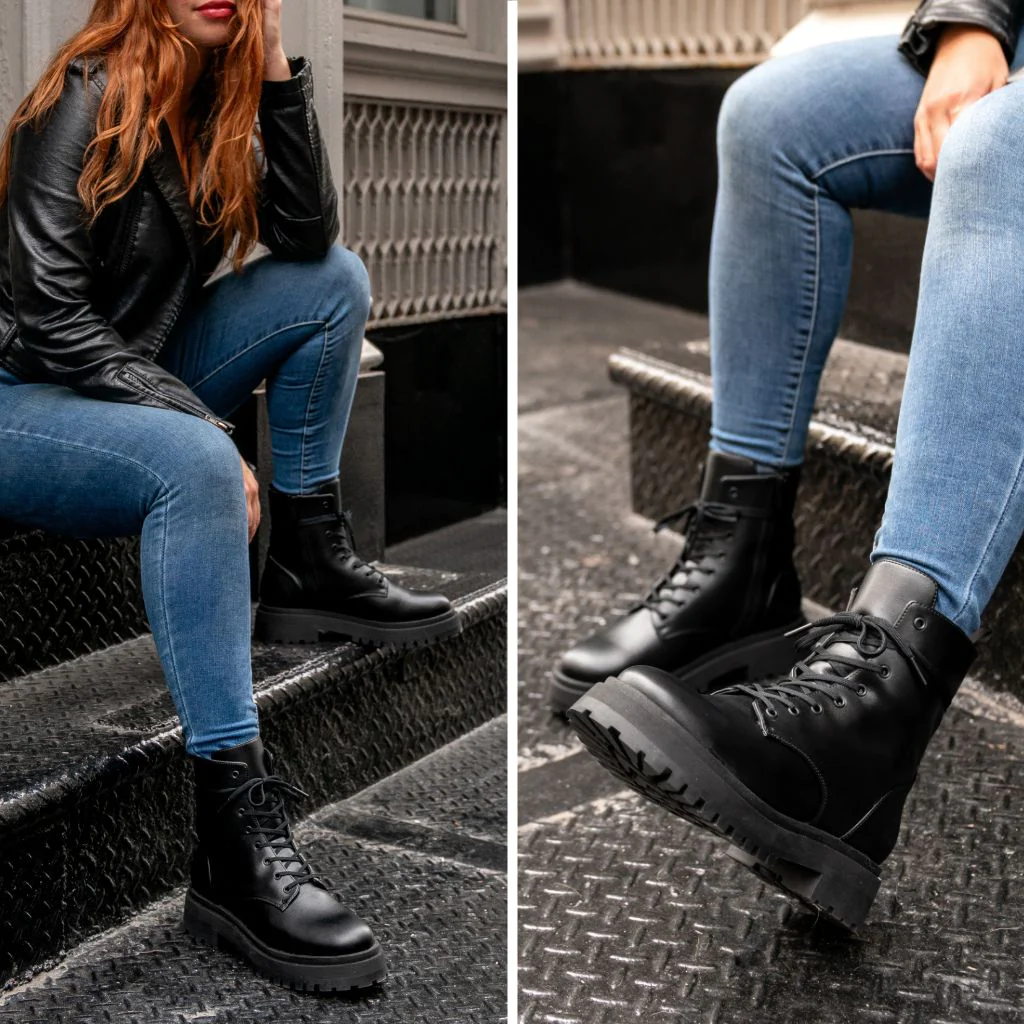 Dolce | Black Vegan - Thursday Boots