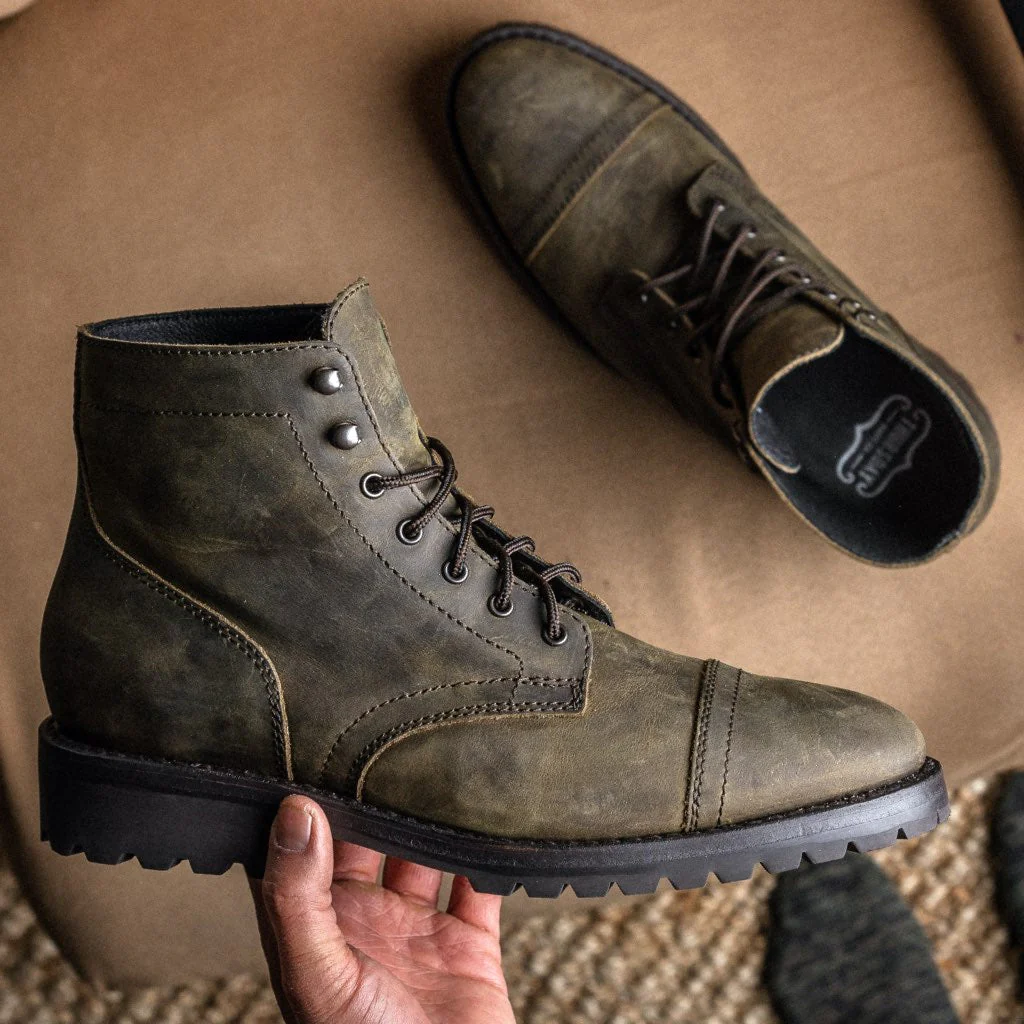 Captain | Dark Olive Matte - Thursday Boots