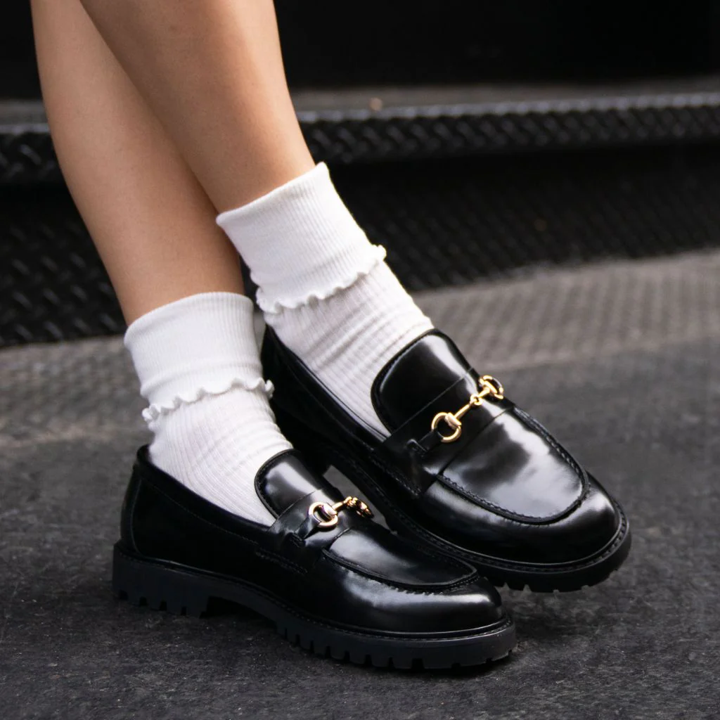 Penny | Black & Gold - Thursday Boots