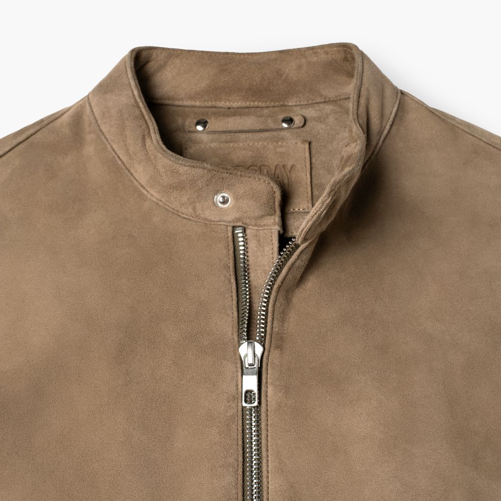 Racer Jacket | Taupe - Thursday Boots