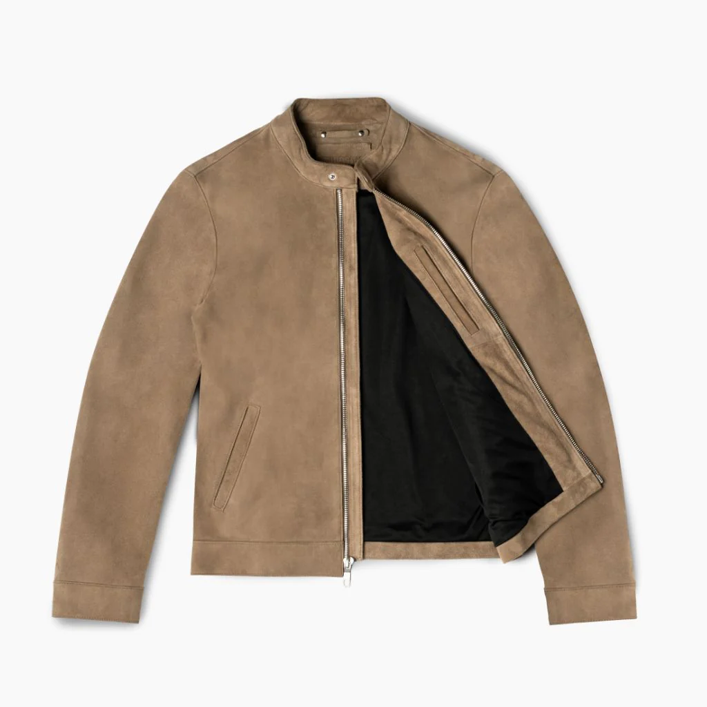 Racer Jacket | Taupe - Thursday Boots
