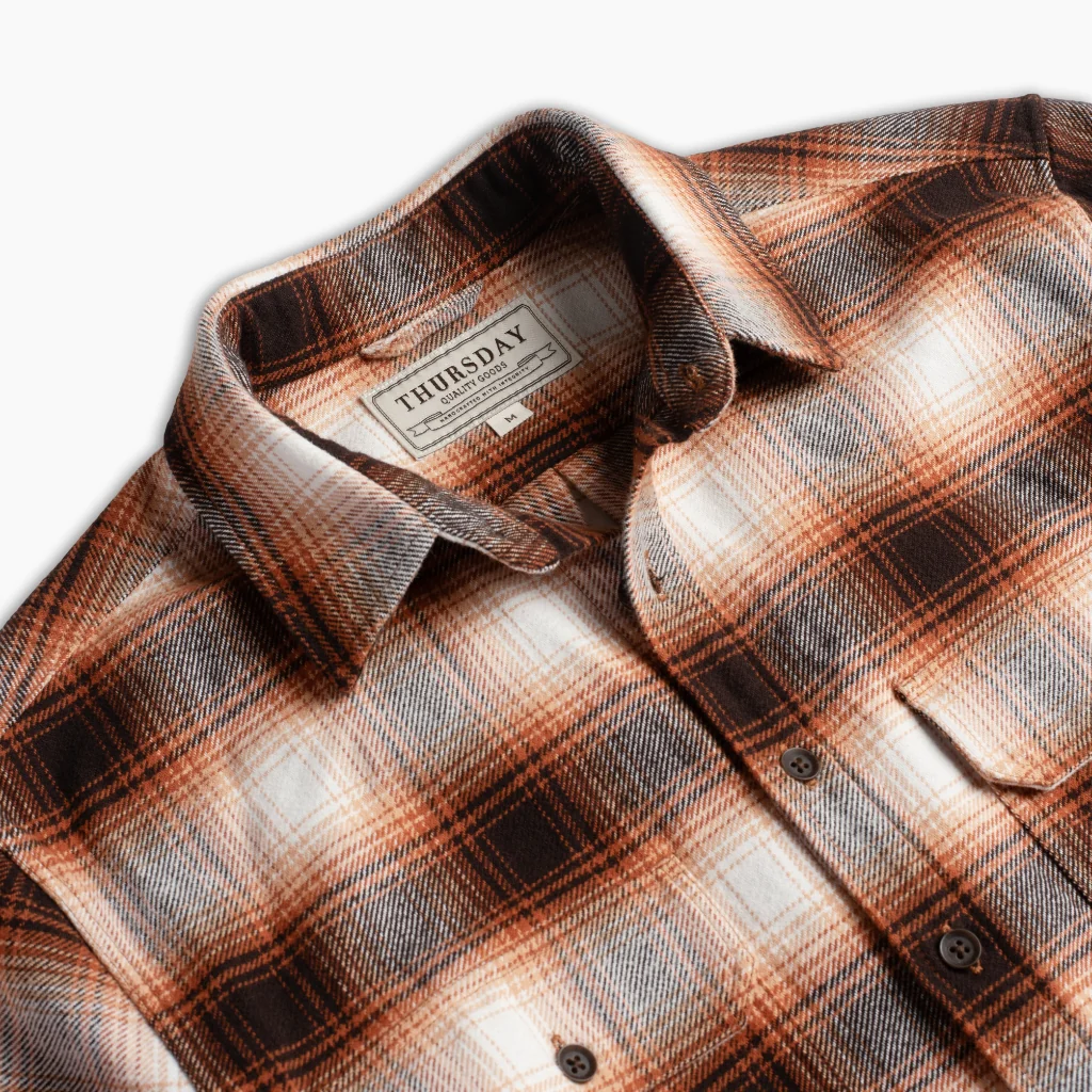Summit Flannel Shirt | Harvest - Thursday Boots