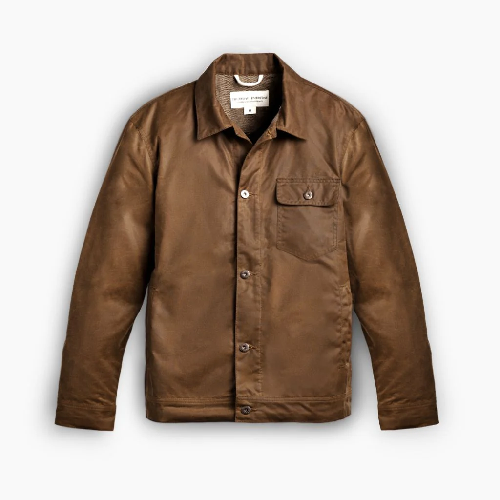 Waxed Canvas Field Jacket | Coyote - Thursday Boots