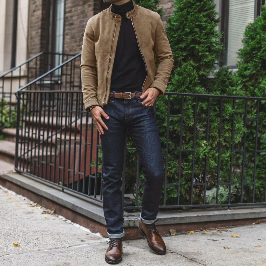 Racer Jacket | Taupe - Thursday Boots