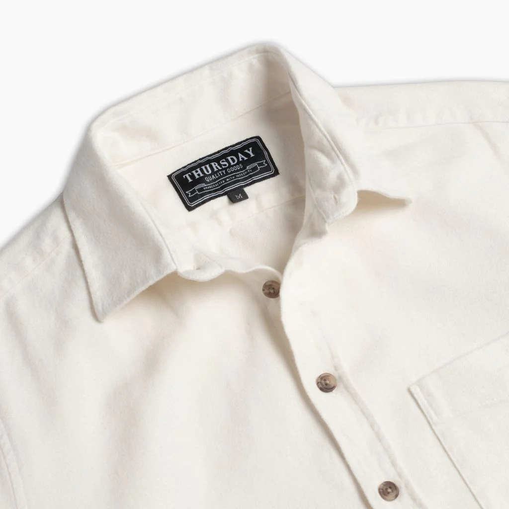 Solid Shirt | Off-White - Thursday Boots