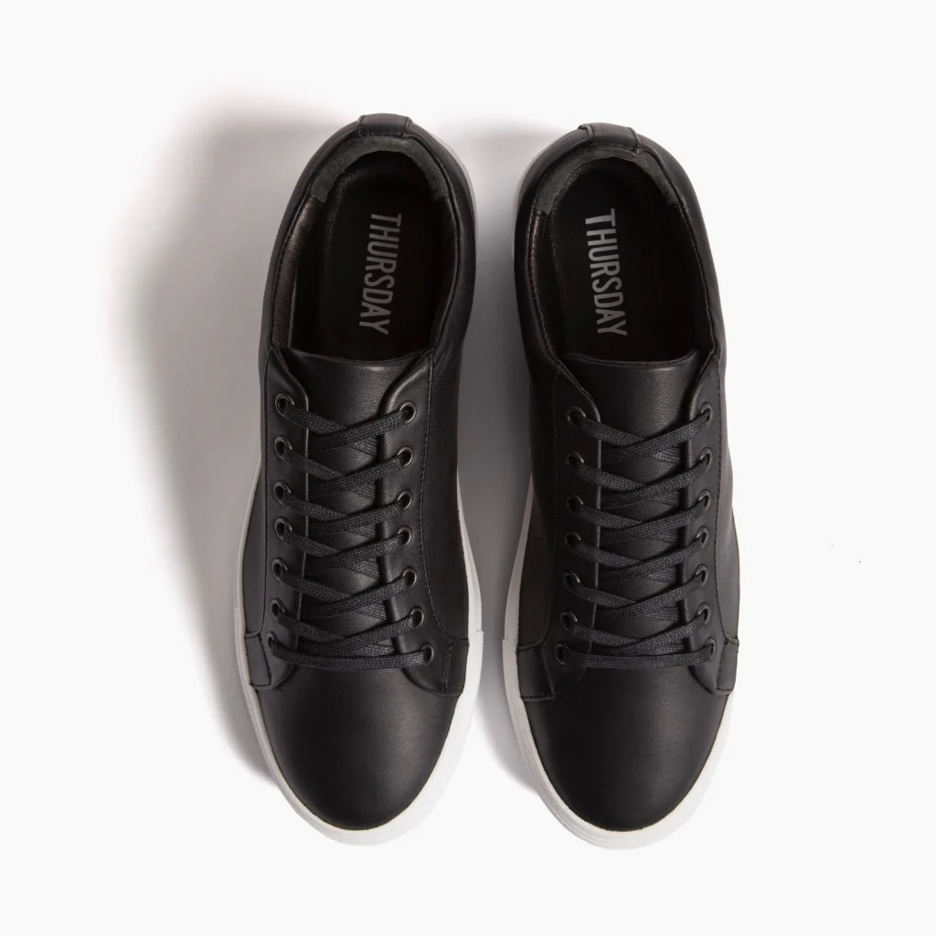 Premier Low Top | Black - Thursday Boots