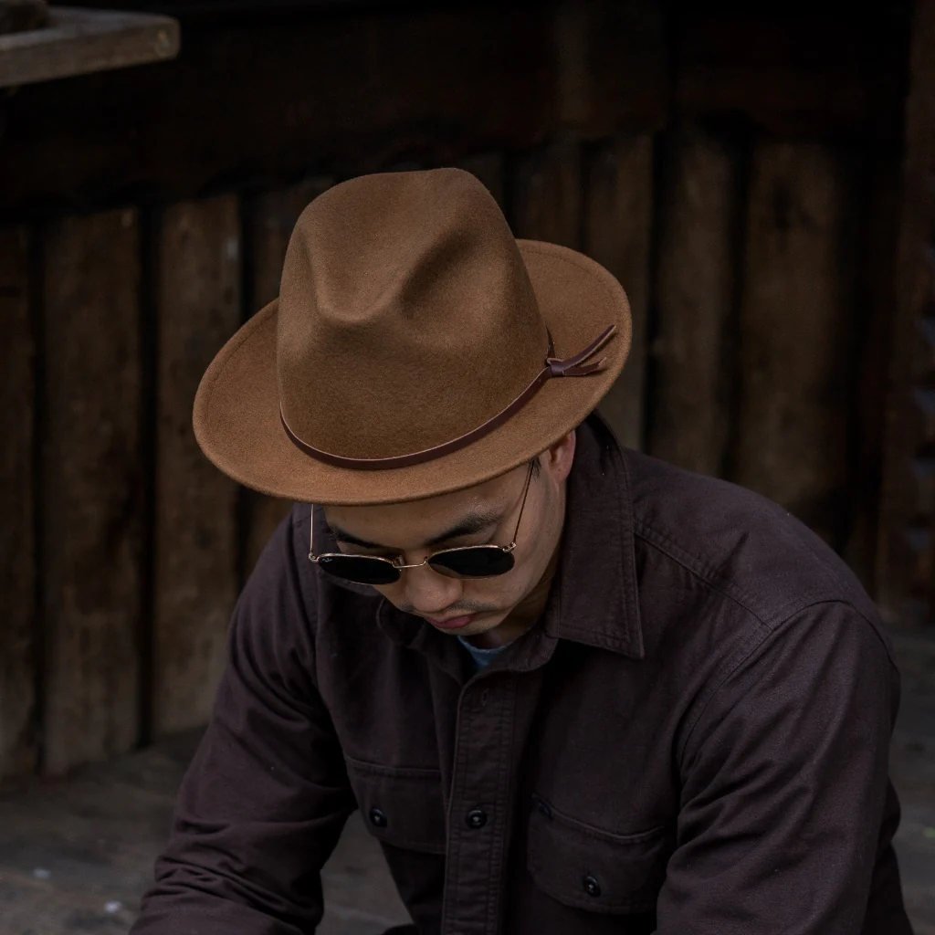 Yellow108 Luke Fedora | Caramel - Thursday Boots