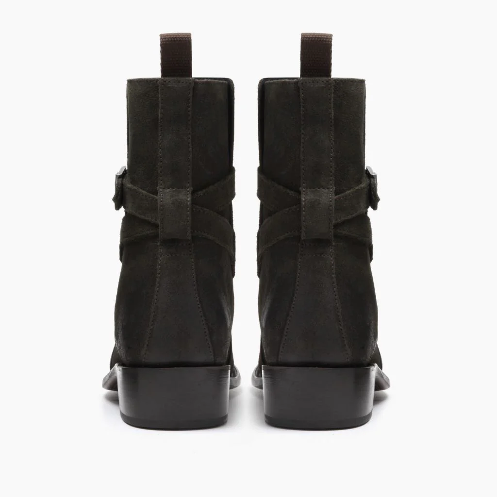 Rogue | Dark Olive Suede - Thursday Boots