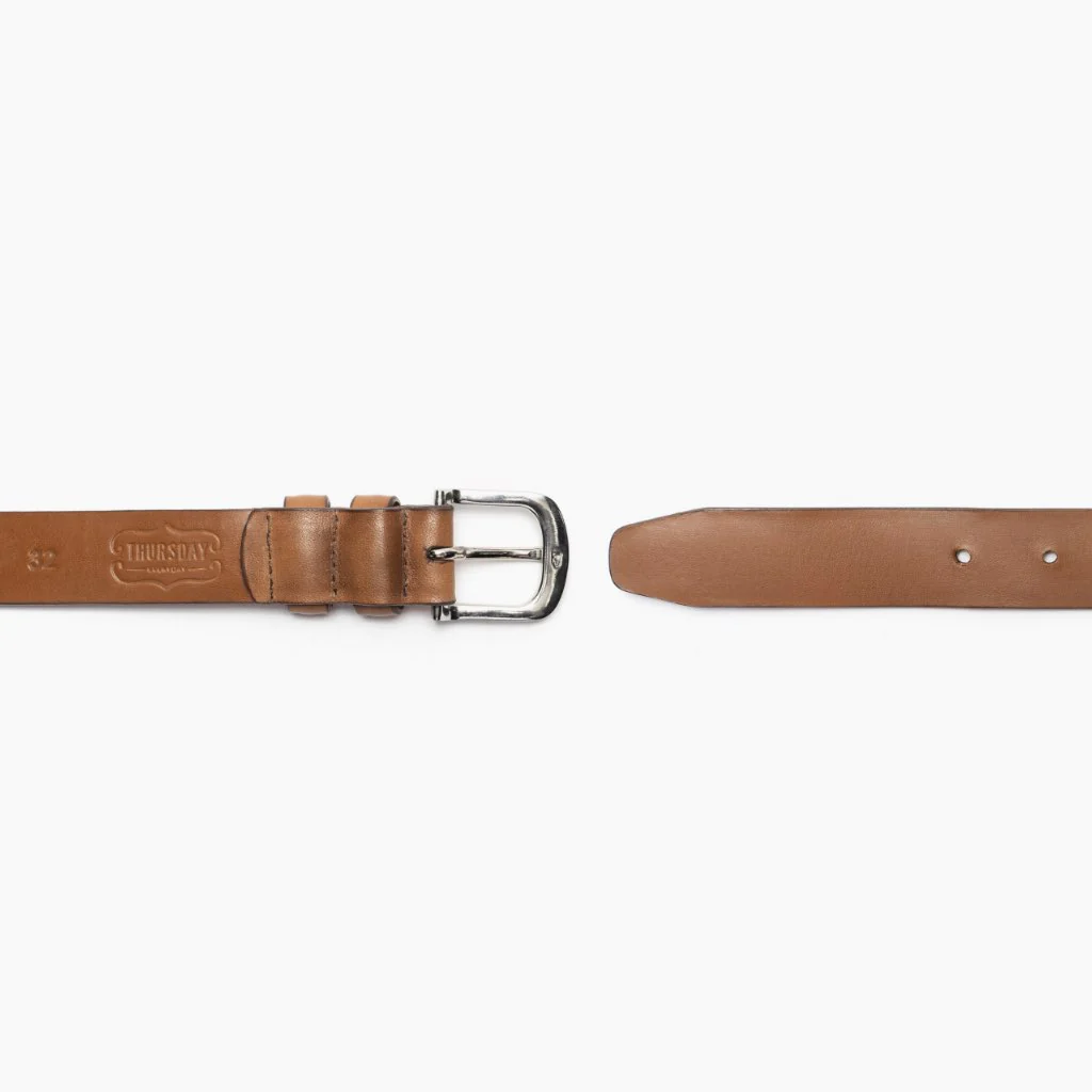 Men's Refined Leather Belt | Toffee - Thursday Boots