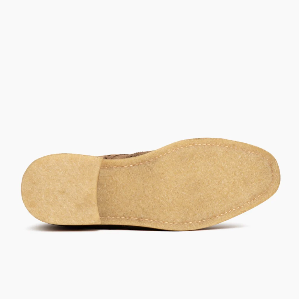 Wingtip | Caramel Suede - Thursday Boots