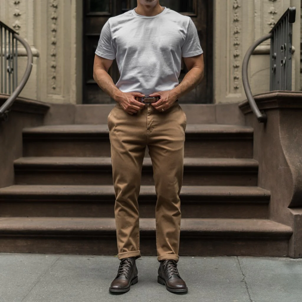 Men's Refined Leather Belt | Black Coffee - Thursday Boots