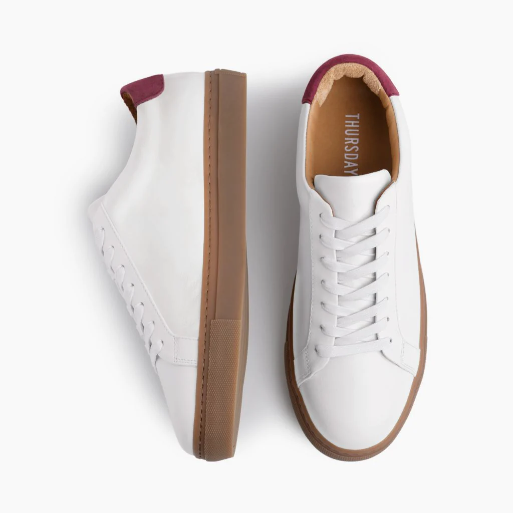 Women's Legacy | White x Burgundy - Thursday Boots