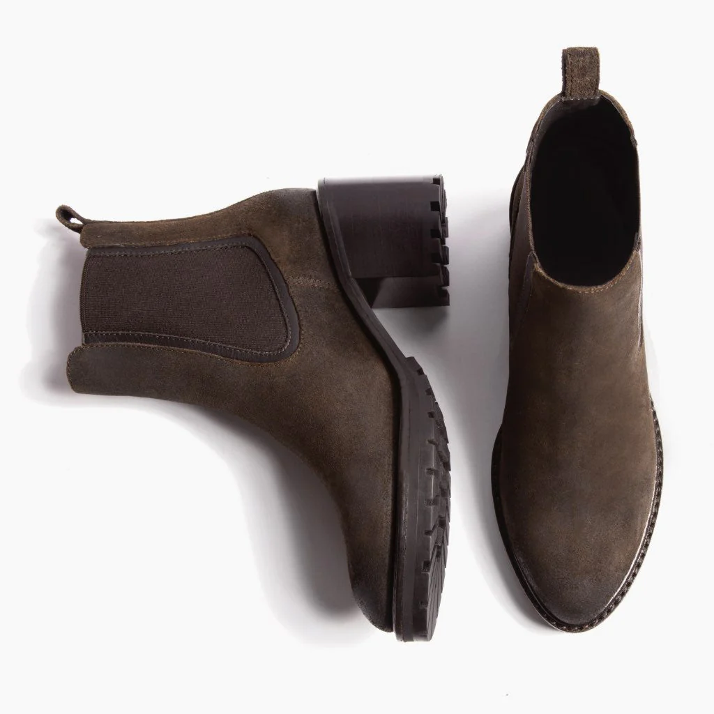 Knockout | Dark Olive Suede - Thursday Boots