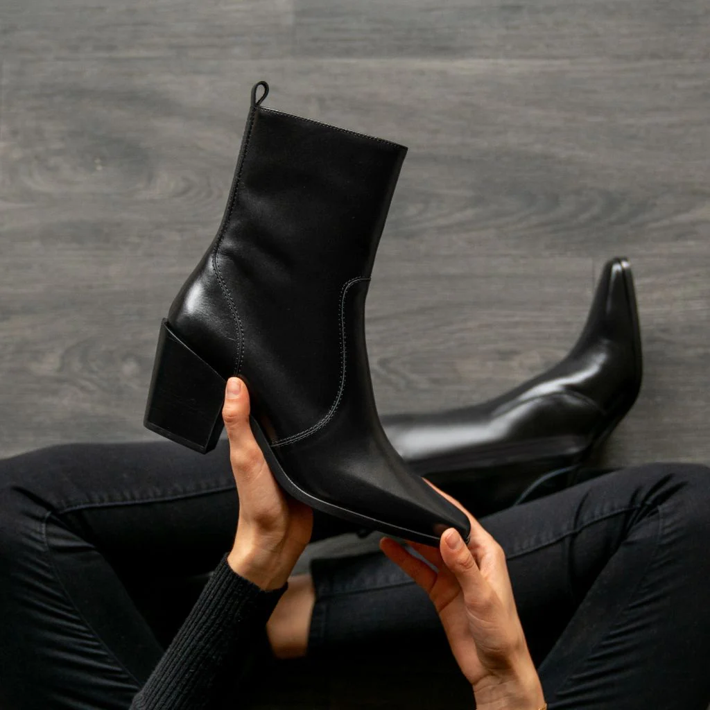 Soho Zip | Black - Thursday Boots
