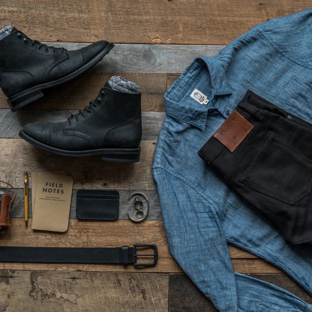 Kato Pen Slim Fit Jeans | Black - Thursday Boots