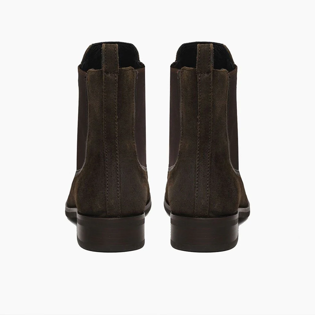 Duchess | Dark Olive Suede - Thursday Boots