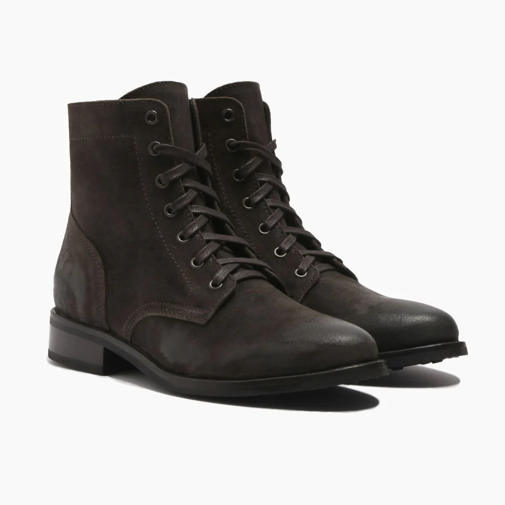 President | Dark Olive Suede