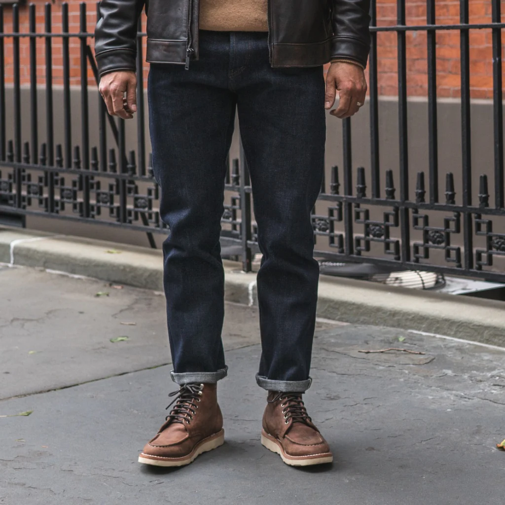 UB Heavyweight Selvedge Tapered Jeans | Indigo - Thursday Boots