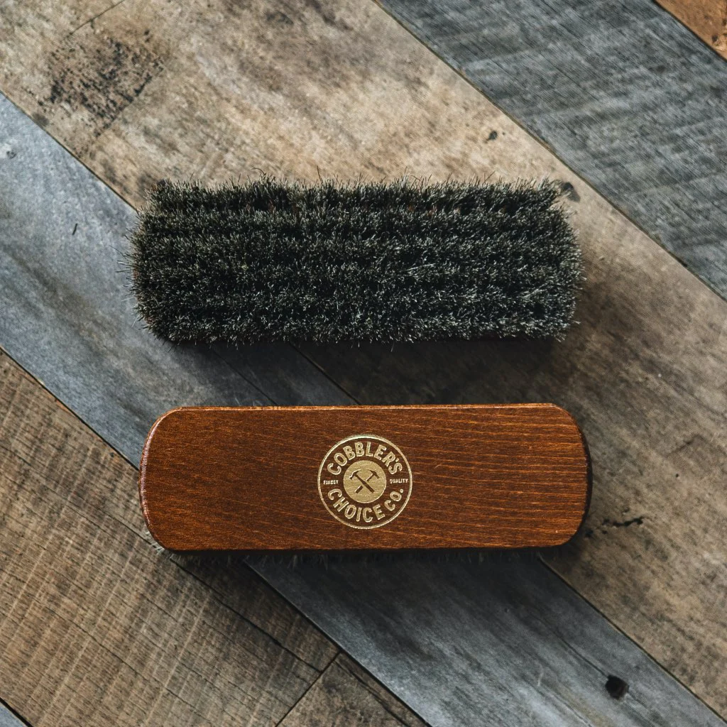 Cobbler's Choice Premium Shoe Brush | Brown - Thursday Boots