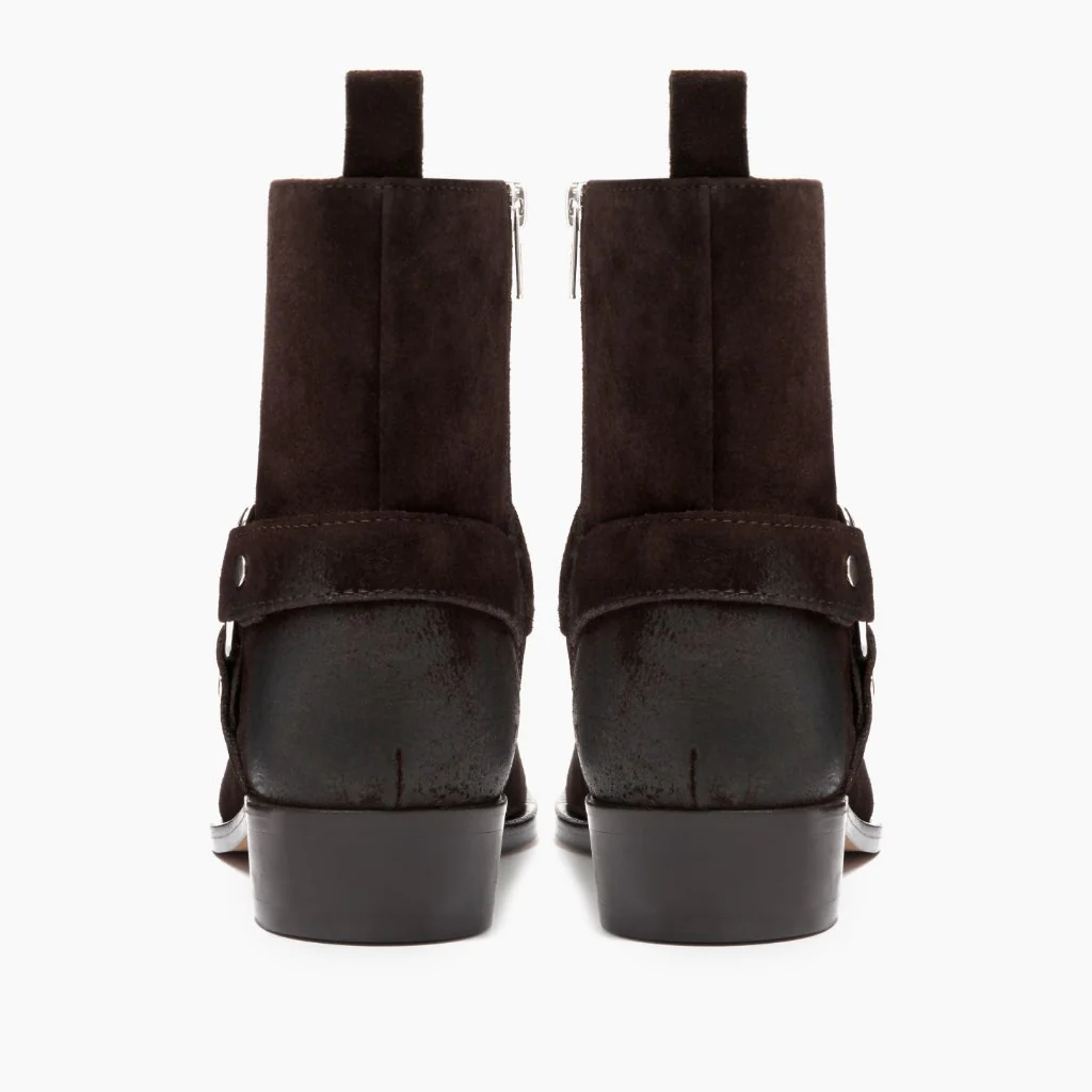 Harness | Dark Brown Suede - Thursday Boots
