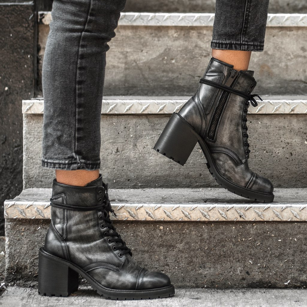 Rebel | Distressed Grey - Thursday Boots