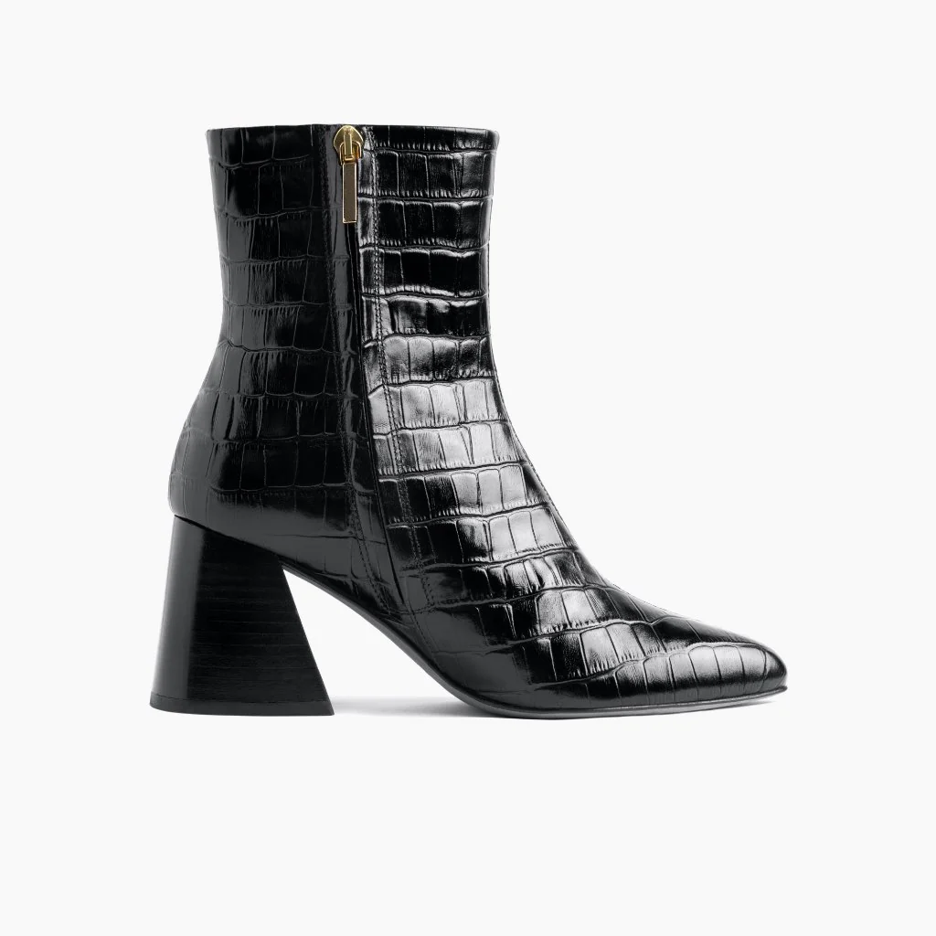 Heartbreaker | Black Croco - Thursday Boots