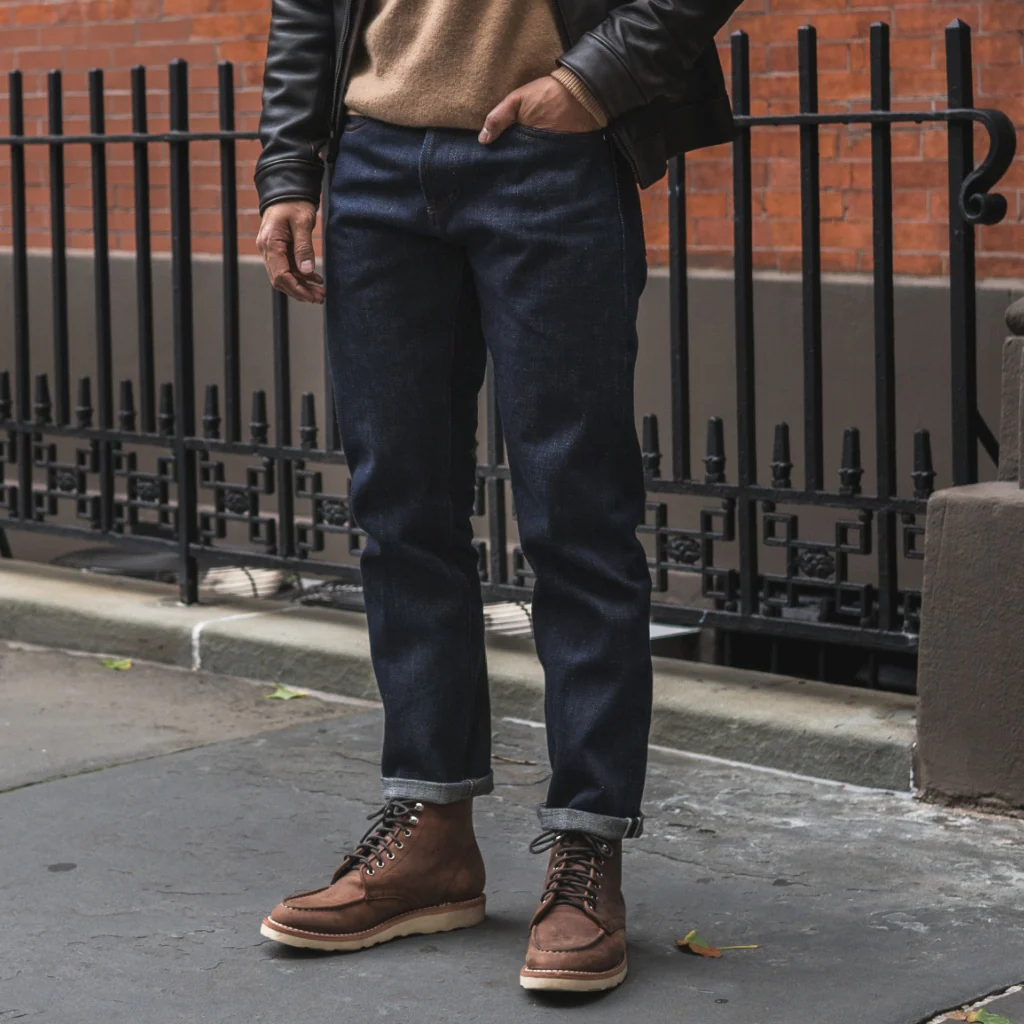 UB Heavyweight Selvedge Tapered Jeans | Indigo - Thursday Boots