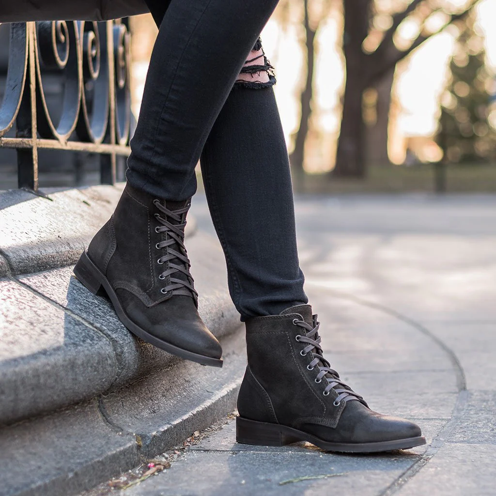President | Dark Olive Suede - Thursday Boots